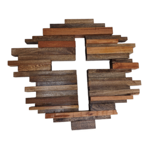 Silueta Cruz de madera